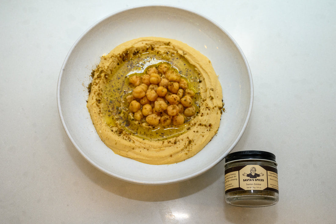 Hummus with Savta’s Spices Za'atar