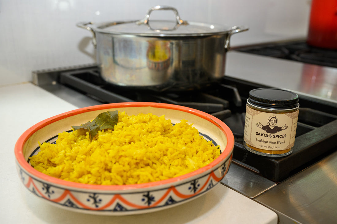 Shabbat Rice with Savta’s Spices