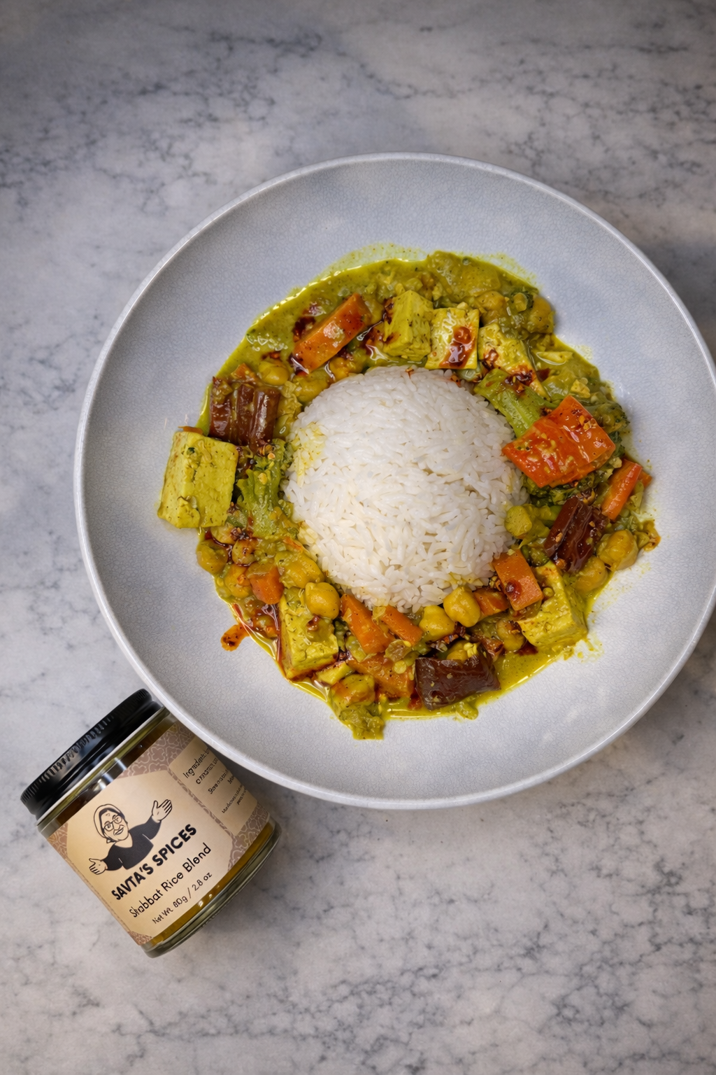 Yellow Curry with a Moroccan Twist