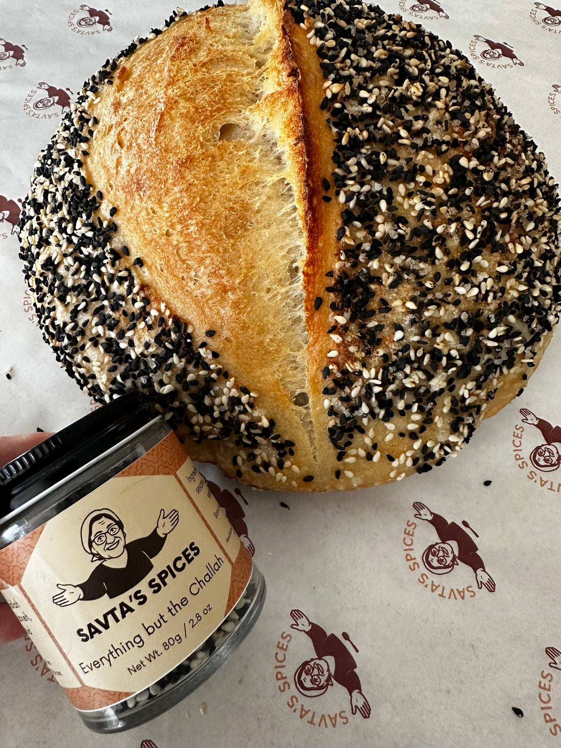 Sourdough Bread with Everything but the Challah