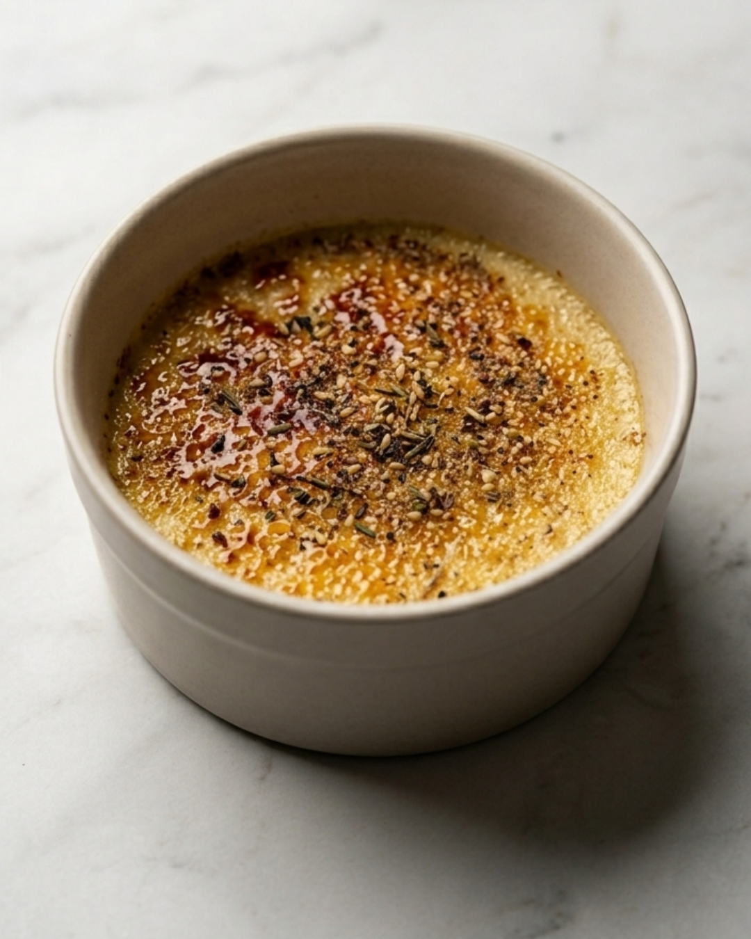 Savta’s Za'atar Crème Brûlée